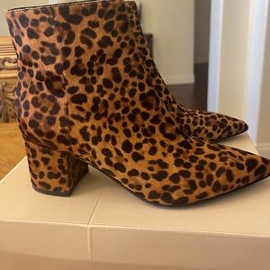 Marc Fisher LTD Jarlily Calf Hair Chelsea Boot Size 7.5 M - Like New in Box